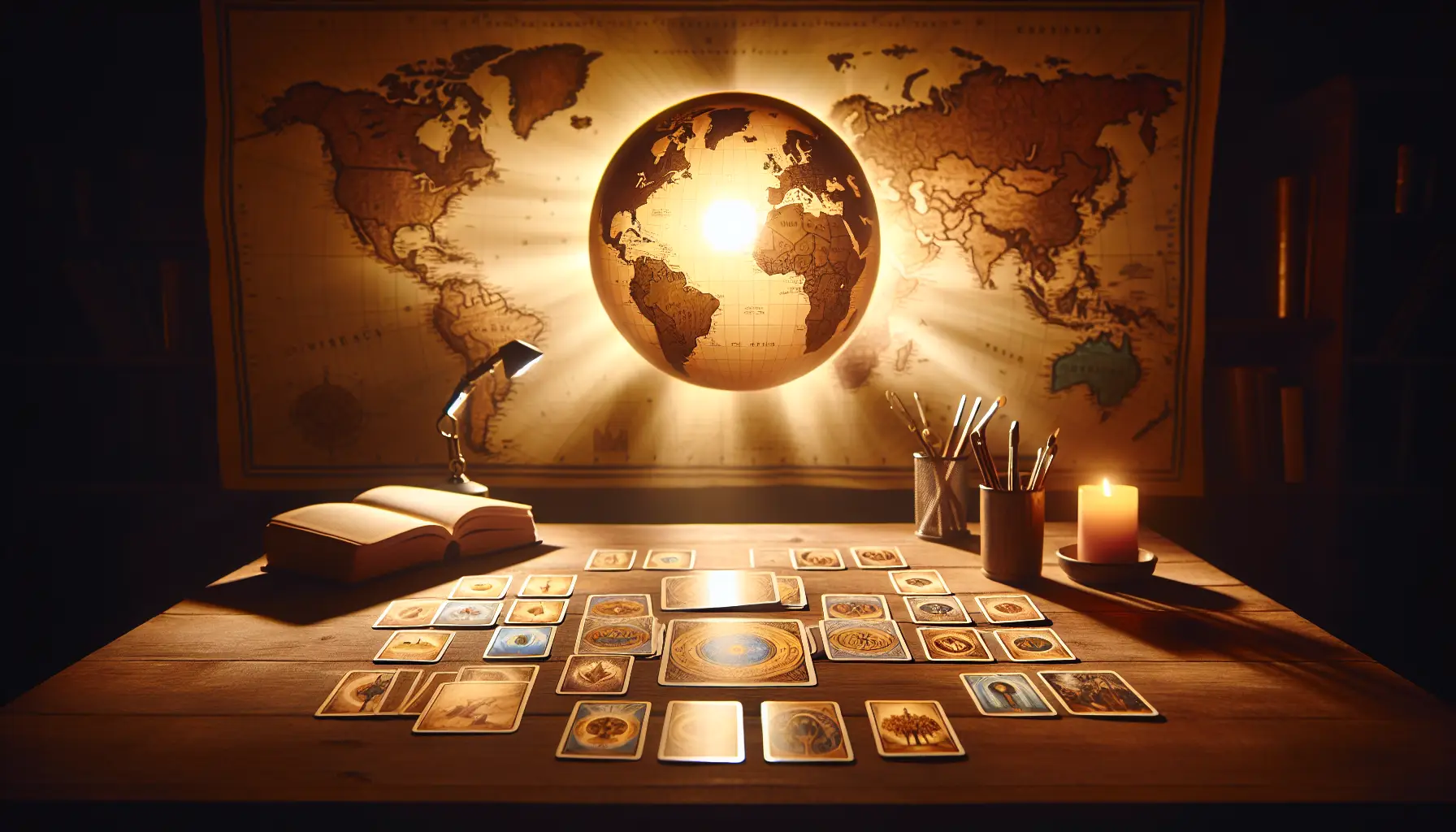 Exploring Global Tensions: Insights from Revealing Light Tarot