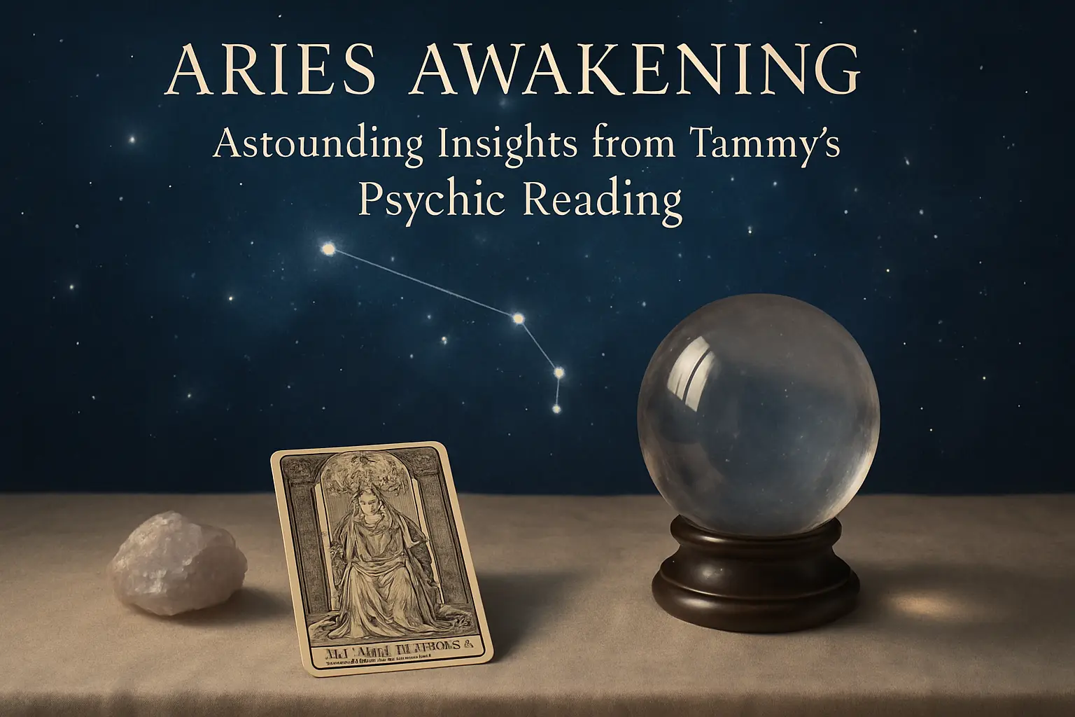Aries Awakening: Astounding Insights from Tammy's Psychic Reading
