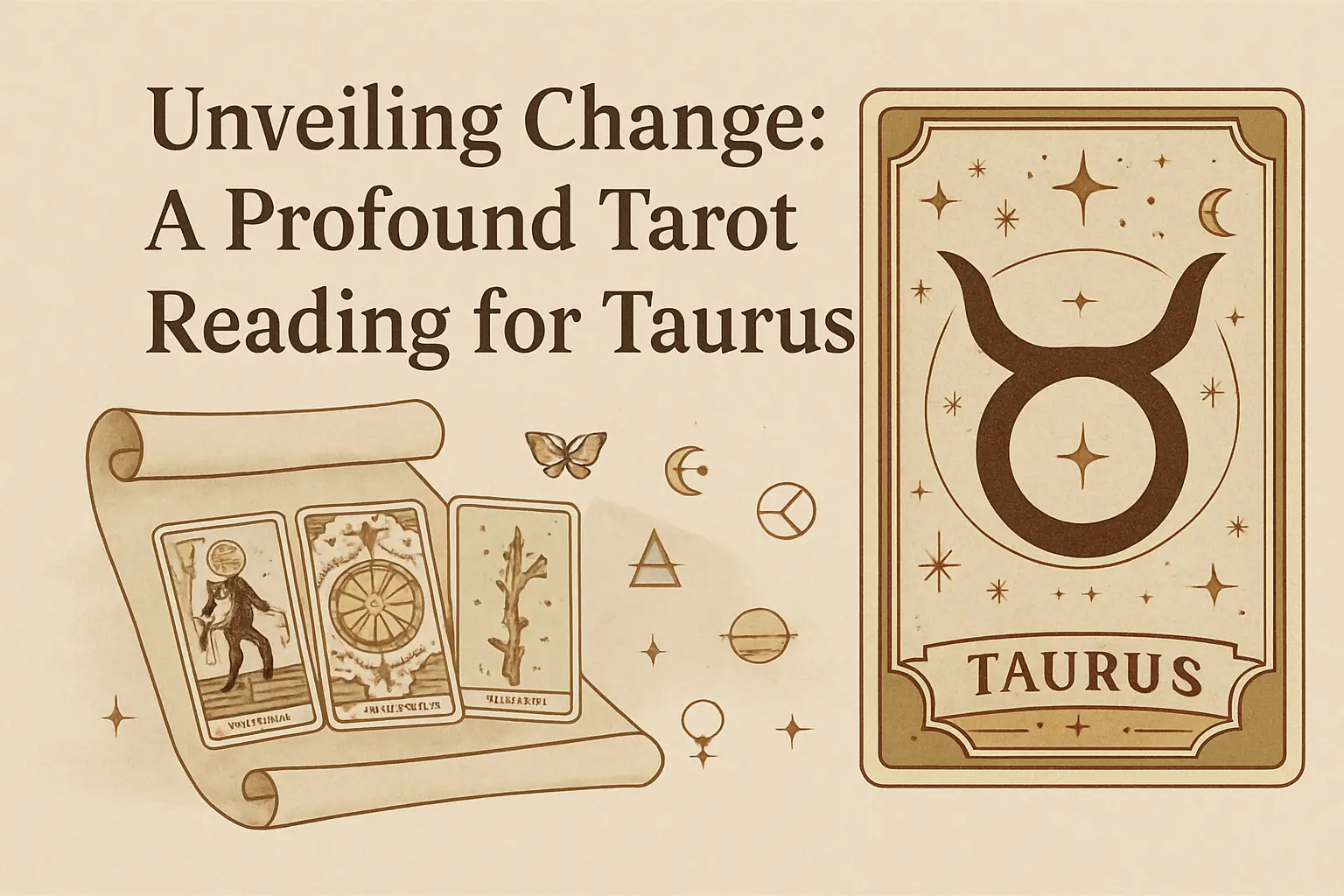 Unveiling Change: A Profound Tarot Reading for Taurus